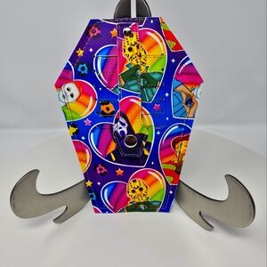 New Rainbow Heart Horror Killers Dirt Nap Coffin Shaped Slim Wallet Card Holder